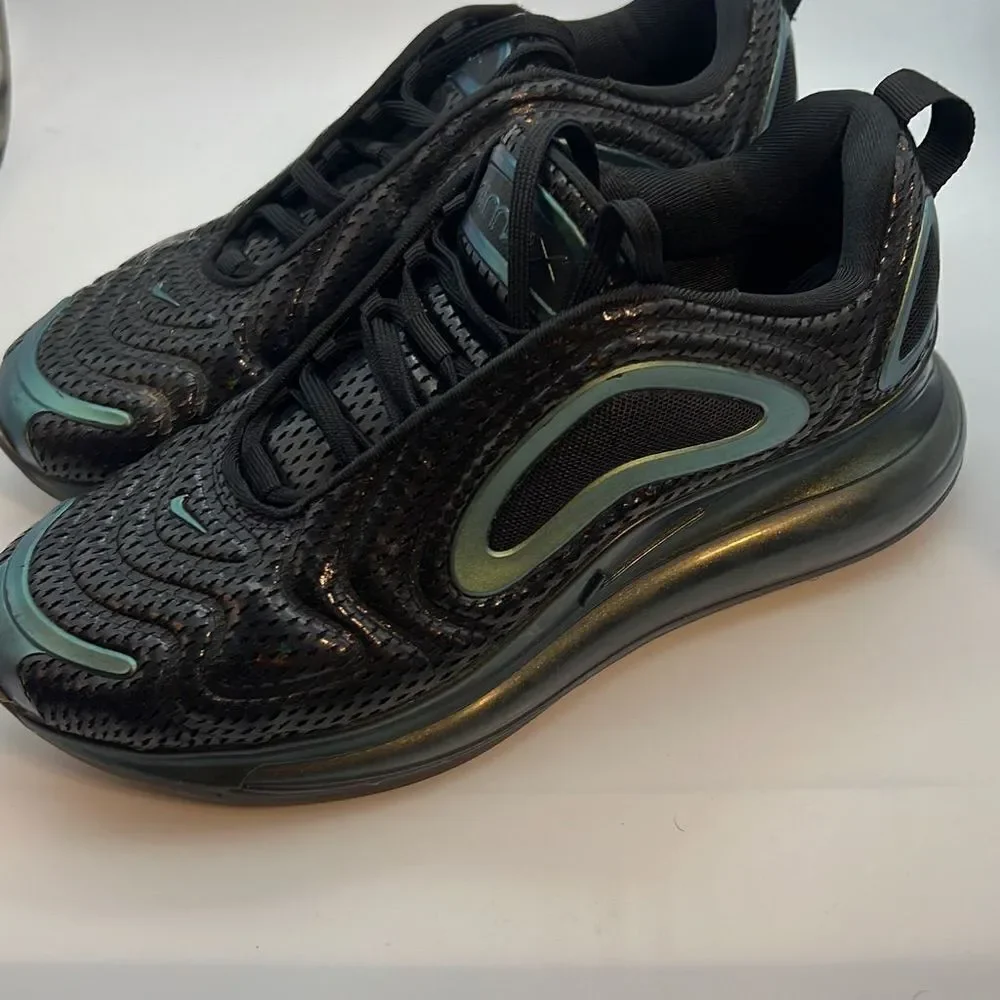 Nike Air Max 720 Throwback Future Black Fuchsia‎ 7y Sneaker Trainers